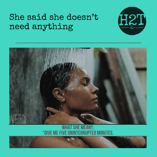 Give her time to breathe