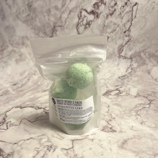 Eucalyptus Lime | Bath Bomb 3Pk