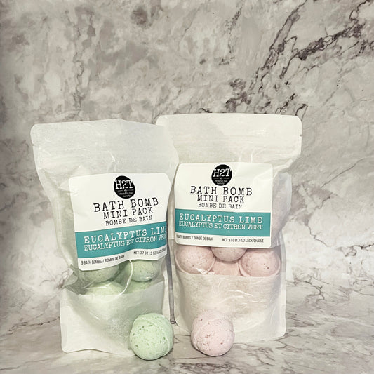 Eucalyptus Lime | Bath Bomb Mini 9Pk