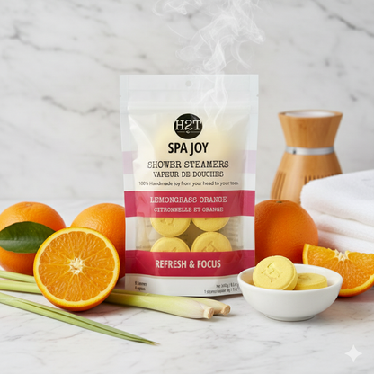 Lemongrass Orange Spa Joy Shower Steamers