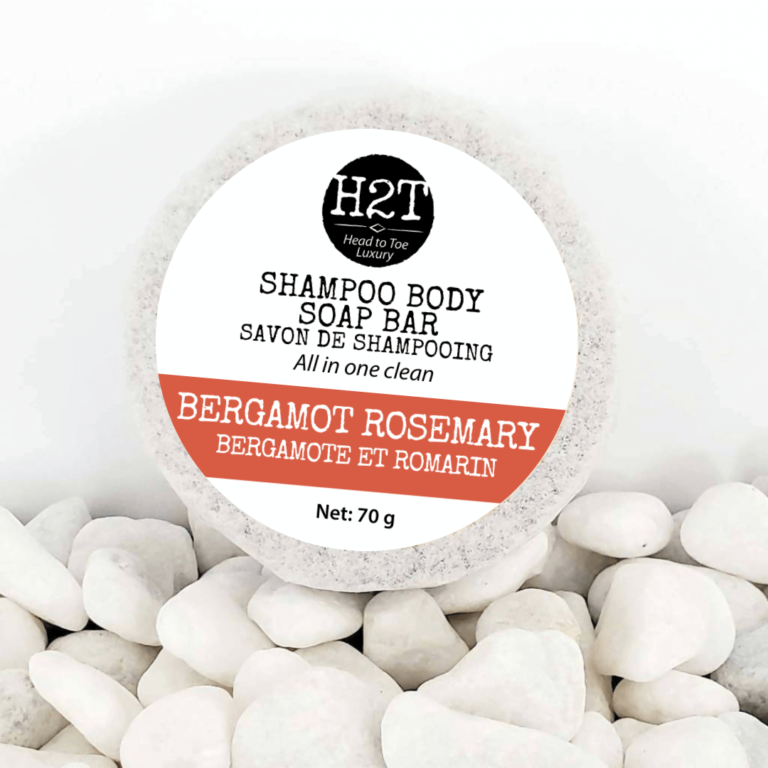 Shampoo Body Soap Bar - Bergamot Rosemary